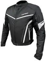 Xspeed Zeus 4 Mevsimlik Korumalı Motosiklet Montu Yeni Sezon Siyah Beyaz