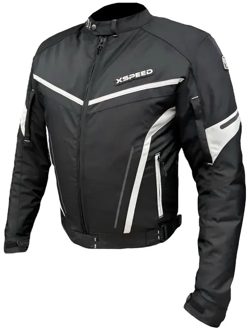 Xspeed Zeus 4 Mevsimlik Korumalı Motosiklet Montu Yeni Sezon Siyah Beyaz